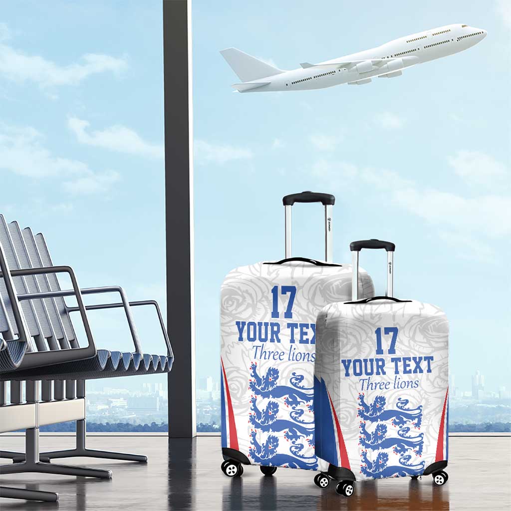 Custom England Football We are Champions Luggage Cover Sporty Style The Three Lions