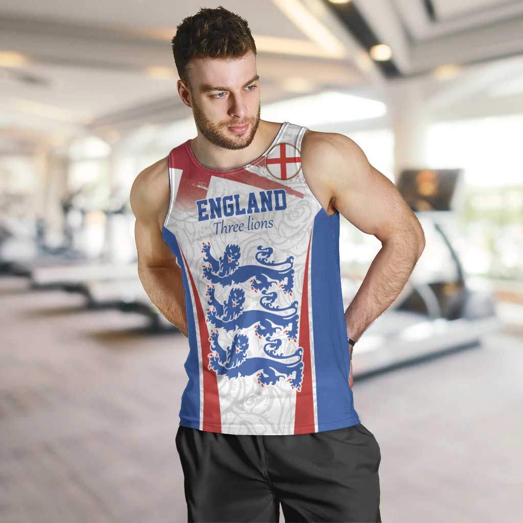 Custom England Football We are Champions Men Tank Top Sporty Style The Three Lions