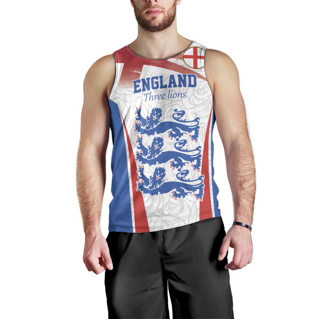Custom England Football We are Champions Men Tank Top Sporty Style The Three Lions