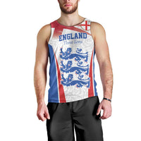 Custom England Football We are Champions Men Tank Top Sporty Style The Three Lions