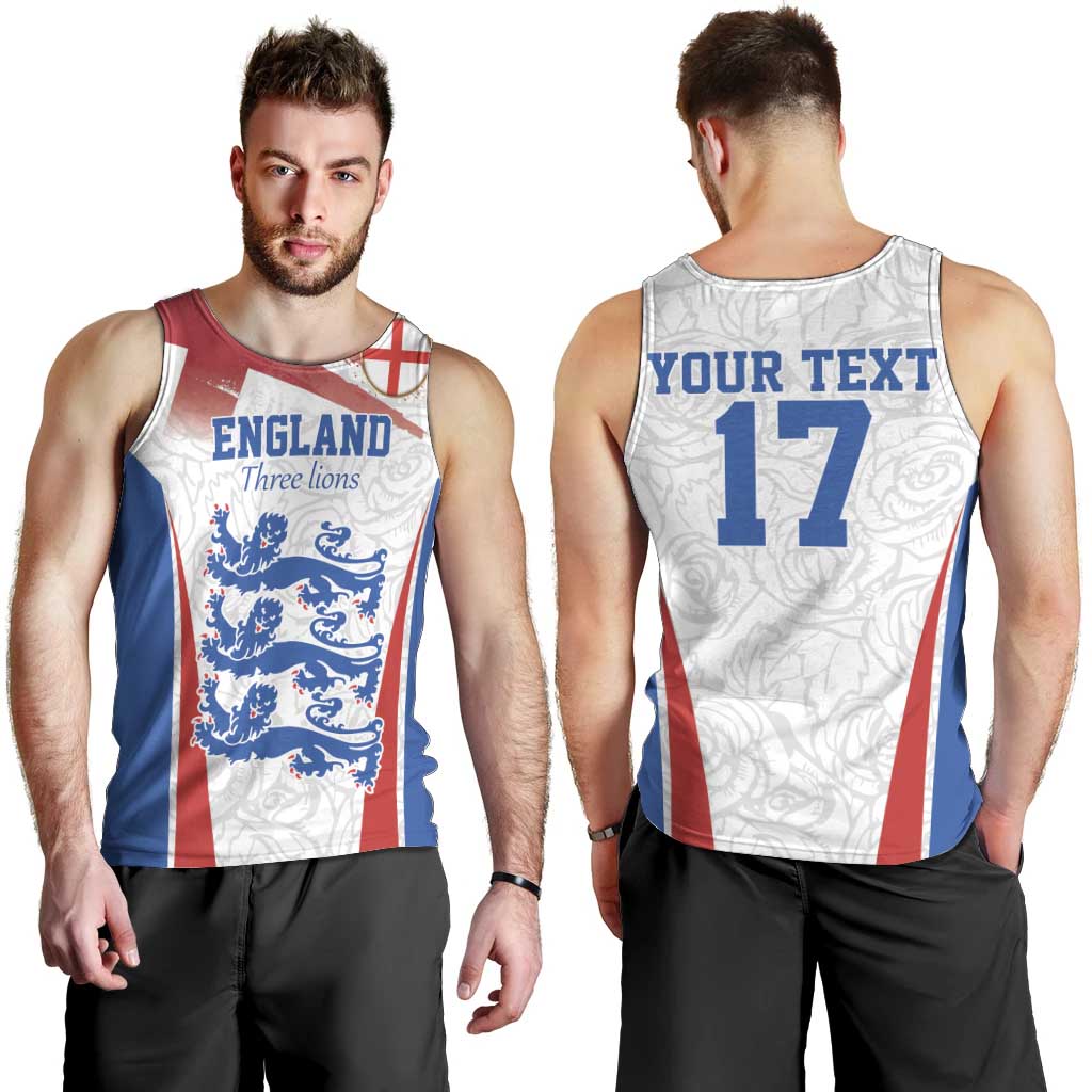 Custom England Football We are Champions Men Tank Top Sporty Style The Three Lions