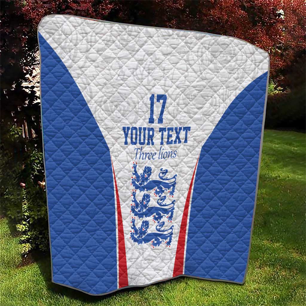 Custom England Football We are Champions Quilt Sporty Style The Three Lions