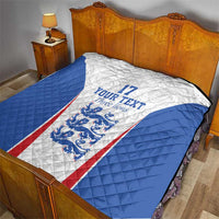 Custom England Football We are Champions Quilt Sporty Style The Three Lions
