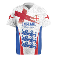 Custom England Football We are Champions Rugby Jersey Sporty Style The Three Lions