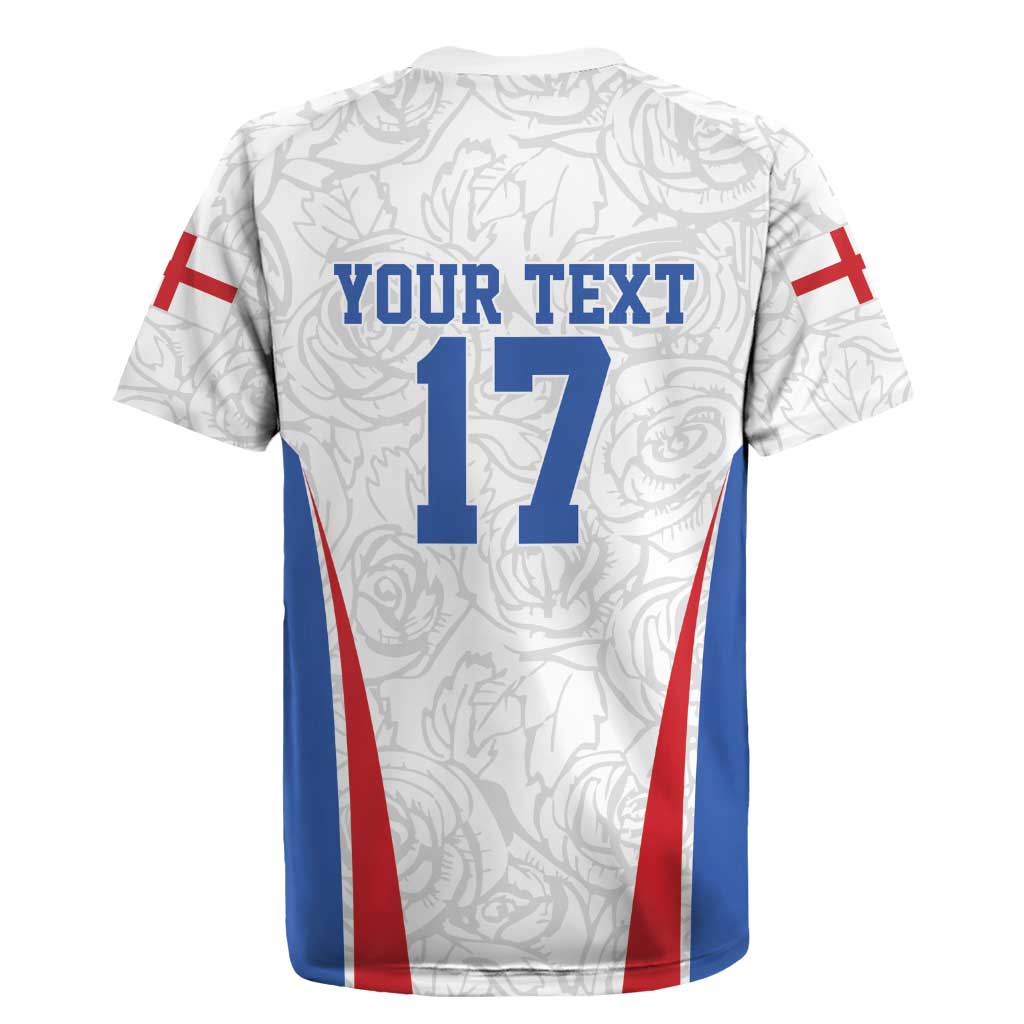 Custom England Football We are Champions Rugby Jersey Sporty Style The Three Lions