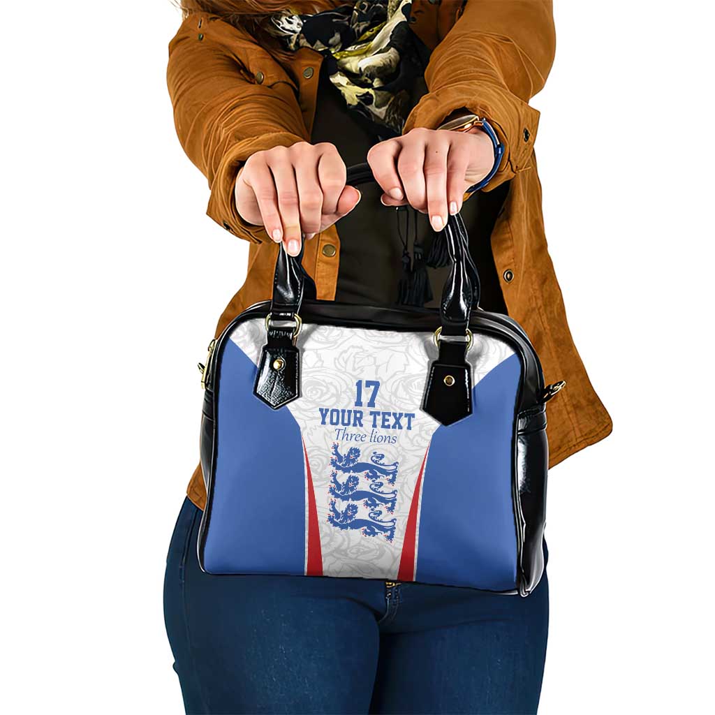 Custom England Football We are Champions Shoulder Handbag Sporty Style The Three Lions