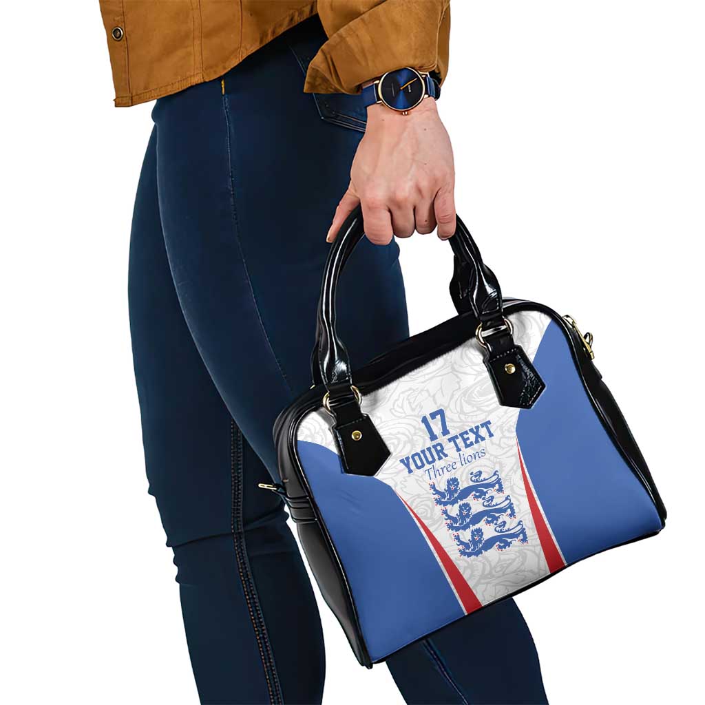 Custom England Football We are Champions Shoulder Handbag Sporty Style The Three Lions