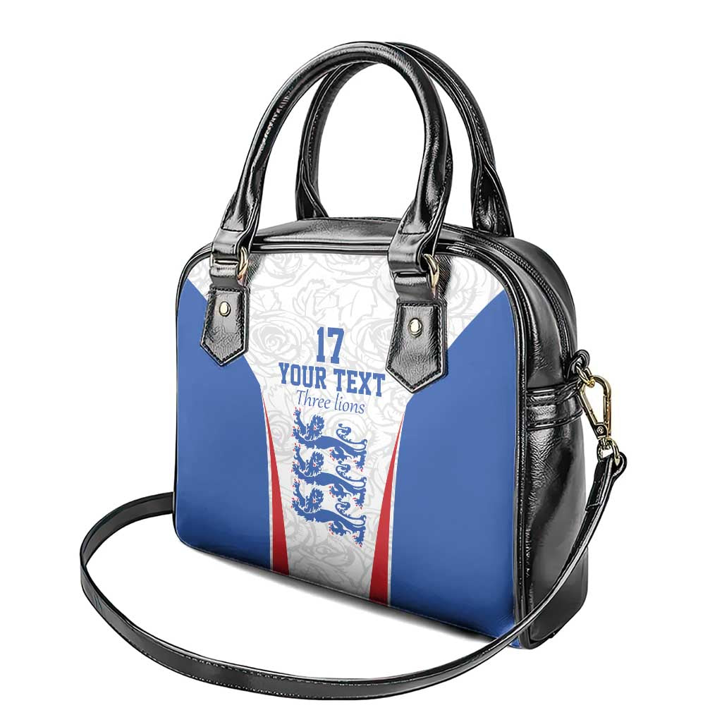 Custom England Football We are Champions Shoulder Handbag Sporty Style The Three Lions
