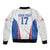 Custom England Football We are Champions Sleeve Zip Bomber Jacket Sporty Style The Three Lions