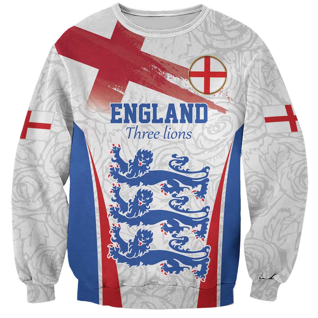 Custom England Football We are Champions Sweatshirt Sporty Style The Three Lions