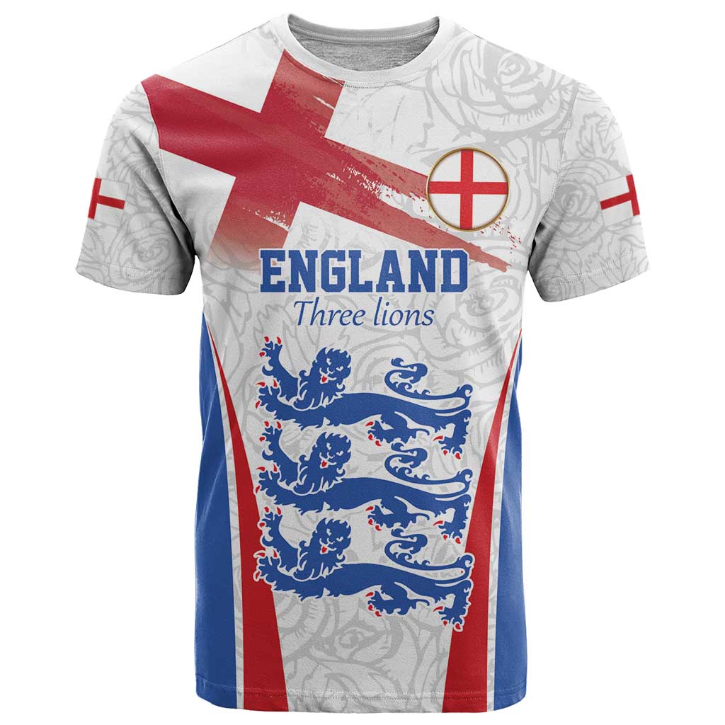 Custom England Football We are Champions T Shirt Sporty Style The Three Lions