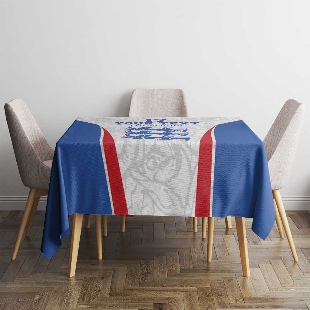 Custom England Football We are Champions Tablecloth Sporty Style The Three Lions