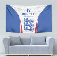 Custom England Football We are Champions Tapestry Sporty Style The Three Lions