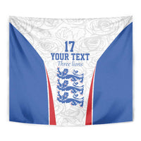 Custom England Football We are Champions Tapestry Sporty Style The Three Lions