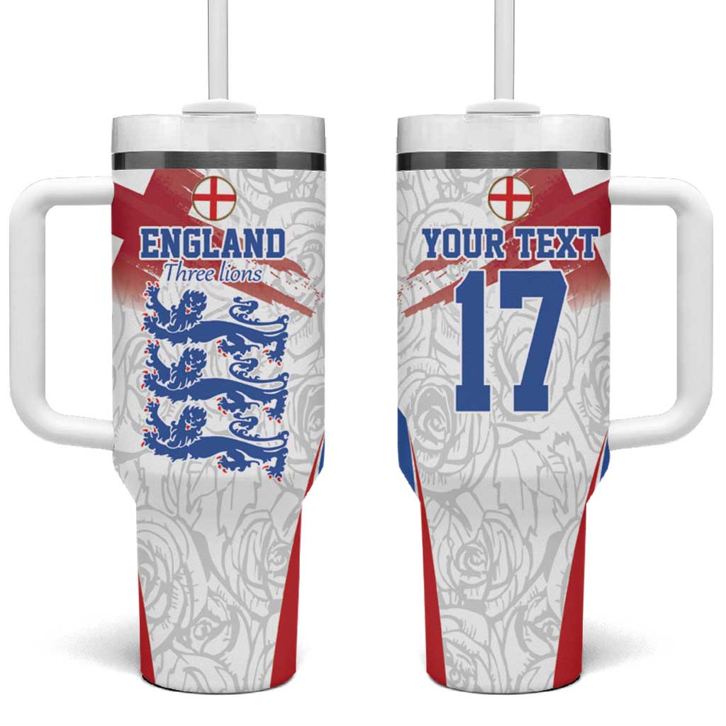 Custom England Football We are Champions Tumbler With Handle Sporty Style The Three Lions