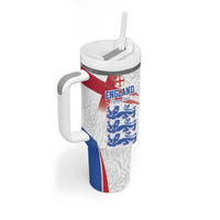 Custom England Football We are Champions Tumbler With Handle Sporty Style The Three Lions