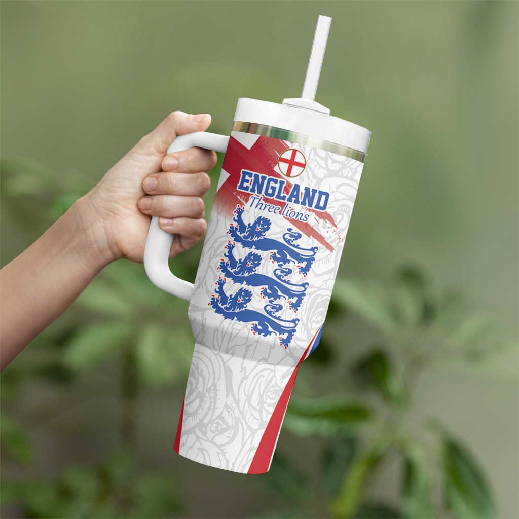 Custom England Football We are Champions Tumbler With Handle Sporty Style The Three Lions