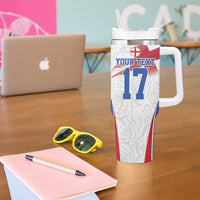 Custom England Football We are Champions Tumbler With Handle Sporty Style The Three Lions