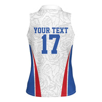 Custom England Football We are Champions Women Sleeveless Polo Shirt Sporty Style The Three Lions