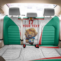 Custom Bulgaria Football We are Champions Back Car Seat Cover Sporty Style with Lion Mascot