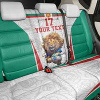 Custom Bulgaria Football We are Champions Back Car Seat Cover Sporty Style with Lion Mascot