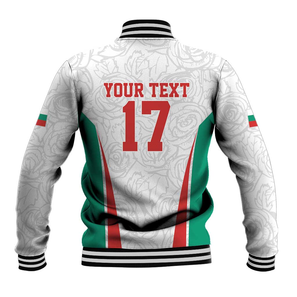 Custom Bulgaria Football We are Champions Baseball Jacket Sporty Style with Lion Mascot