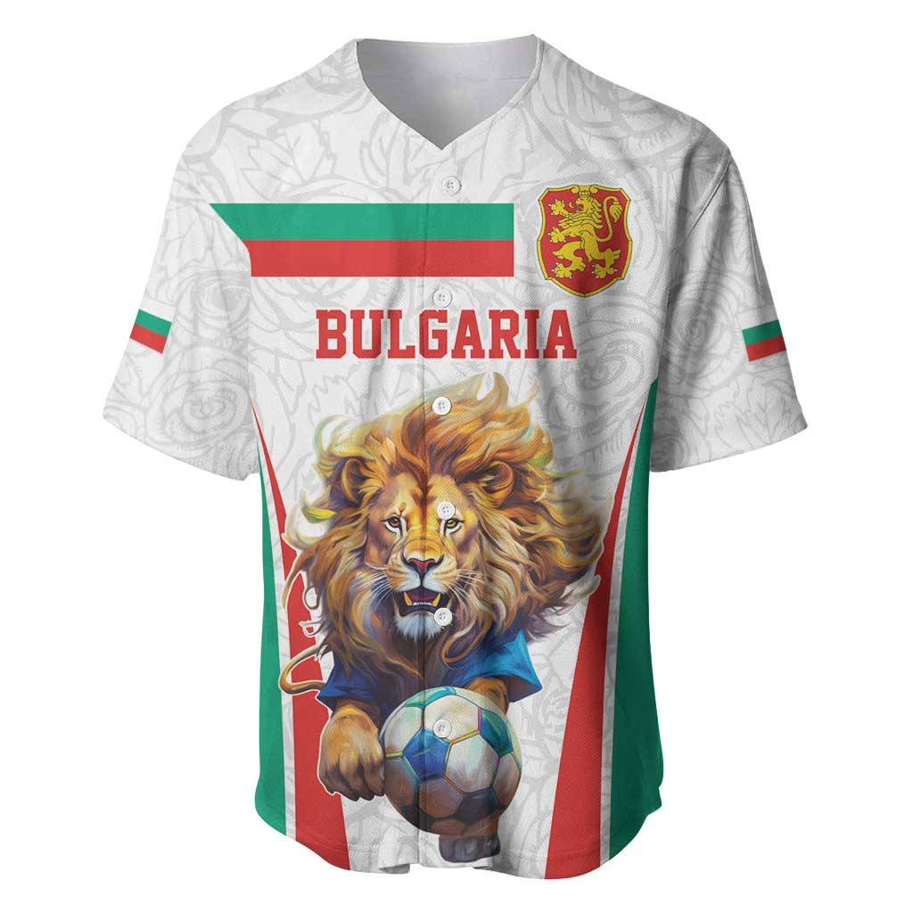 Custom Bulgaria Football We are Champions Baseball Jersey Sporty Style with Lion Mascot