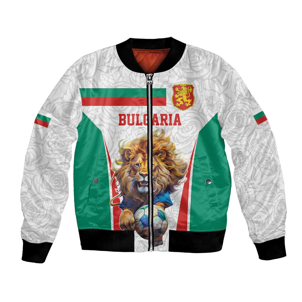 Custom Bulgaria Football We are Champions Bomber Jacket Sporty Style with Lion Mascot