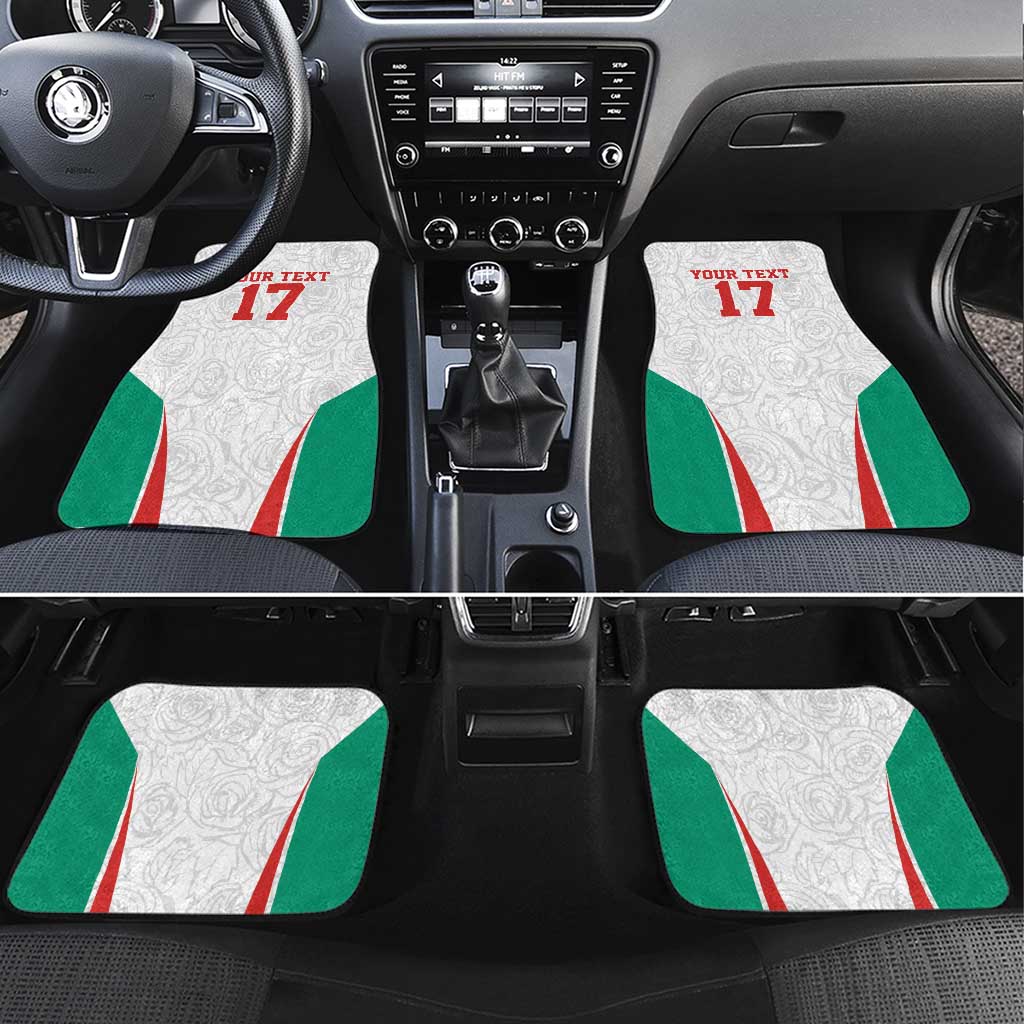 Custom Bulgaria Football We are Champions Car Mats Sporty Style with Lion Mascot