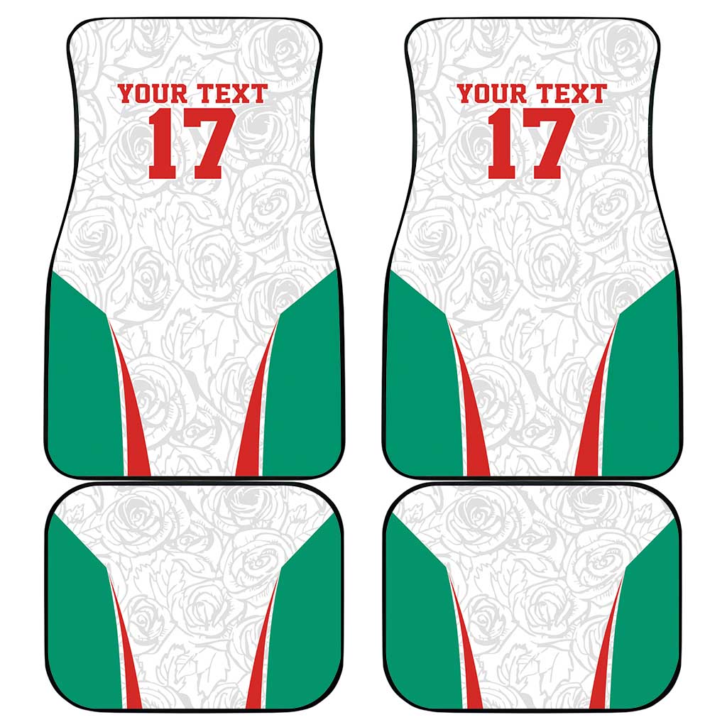 Custom Bulgaria Football We are Champions Car Mats Sporty Style with Lion Mascot