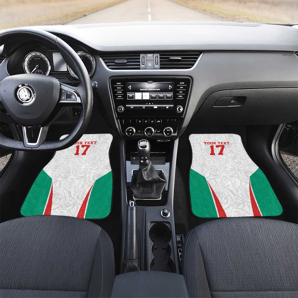 Custom Bulgaria Football We are Champions Car Mats Sporty Style with Lion Mascot
