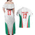 Custom Bulgaria Football We are Champions Couples Matching Off Shoulder Maxi Dress and Hawaiian Shirt Sporty Style with Lion Mascot