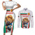 Custom Bulgaria Football We are Champions Couples Matching Short Sleeve Bodycon Dress and Long Sleeve Button Shirt Sporty Style with Lion Mascot