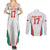 Custom Bulgaria Football We are Champions Couples Matching Summer Maxi Dress and Long Sleeve Button Shirt Sporty Style with Lion Mascot