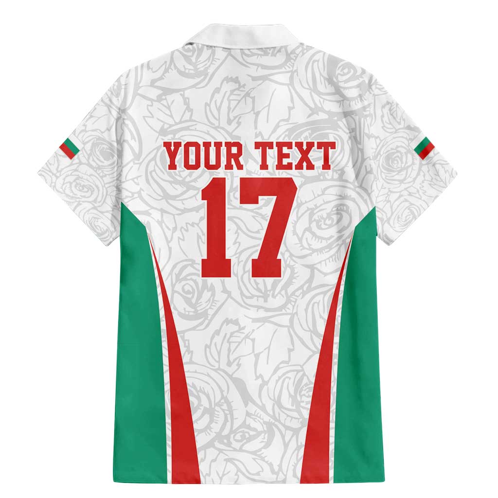 Custom Bulgaria Football We are Champions Family Matching Mermaid Dress and Hawaiian Shirt Sporty Style with Lion Mascot