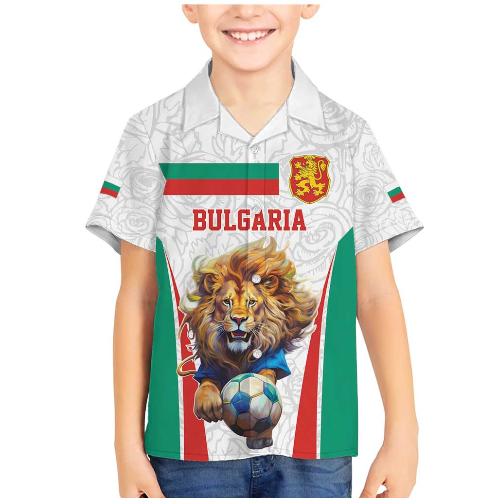 Custom Bulgaria Football We are Champions Family Matching Mermaid Dress and Hawaiian Shirt Sporty Style with Lion Mascot