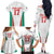 Custom Bulgaria Football We are Champions Family Matching Off The Shoulder Long Sleeve Dress and Hawaiian Shirt Sporty Style with Lion Mascot