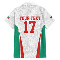 Custom Bulgaria Football We are Champions Family Matching Off Shoulder Maxi Dress and Hawaiian Shirt Sporty Style with Lion Mascot