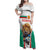 Custom Bulgaria Football We are Champions Family Matching Off Shoulder Maxi Dress and Hawaiian Shirt Sporty Style with Lion Mascot