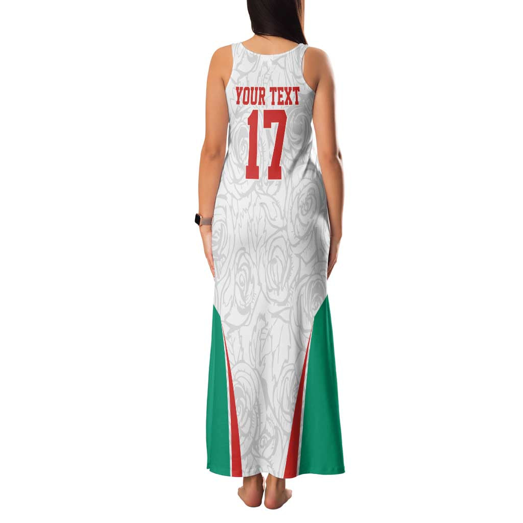 Custom Bulgaria Football We are Champions Family Matching Tank Maxi Dress and Hawaiian Shirt Sporty Style with Lion Mascot