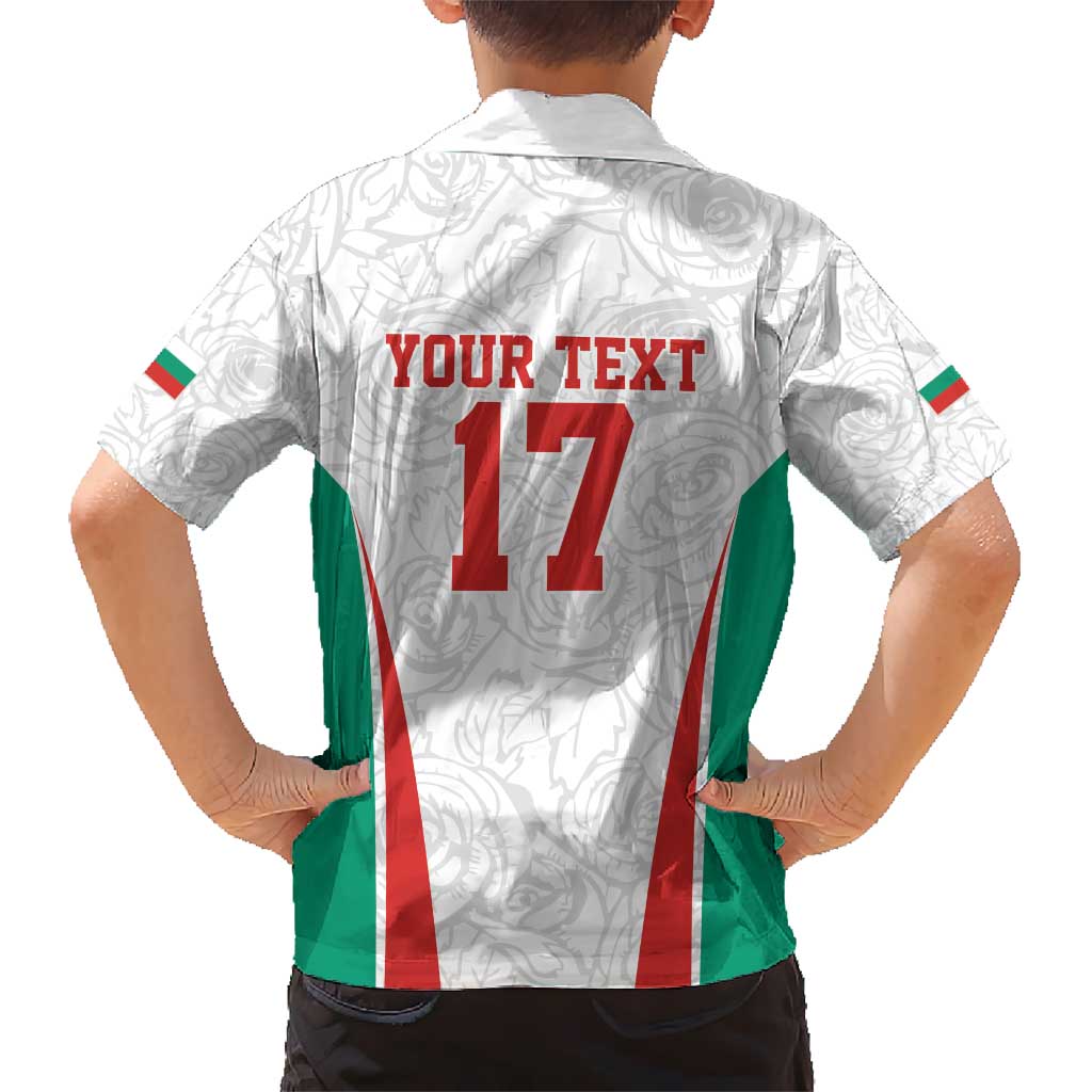 Custom Bulgaria Football We are Champions Hawaiian Shirt Sporty Style with Lion Mascot