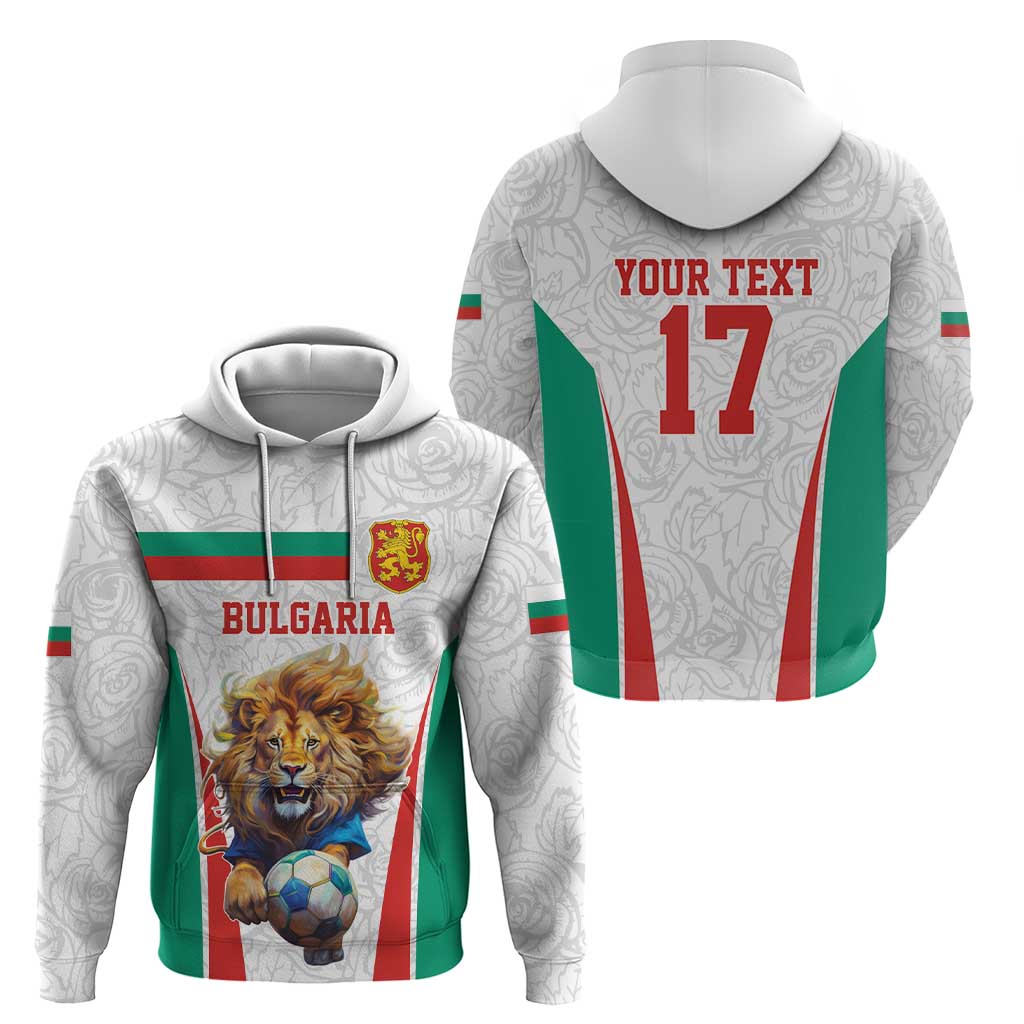 Custom Bulgaria Football We are Champions Hoodie Sporty Style with Lion Mascot
