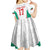 Custom Bulgaria Football We are Champions Kid Short Sleeve Dress Sporty Style with Lion Mascot