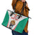 Custom Bulgaria Football We are Champions Leather Tote Bag Sporty Style with Lion Mascot