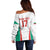Custom Bulgaria Football We are Champions Off Shoulder Sweater Sporty Style with Lion Mascot