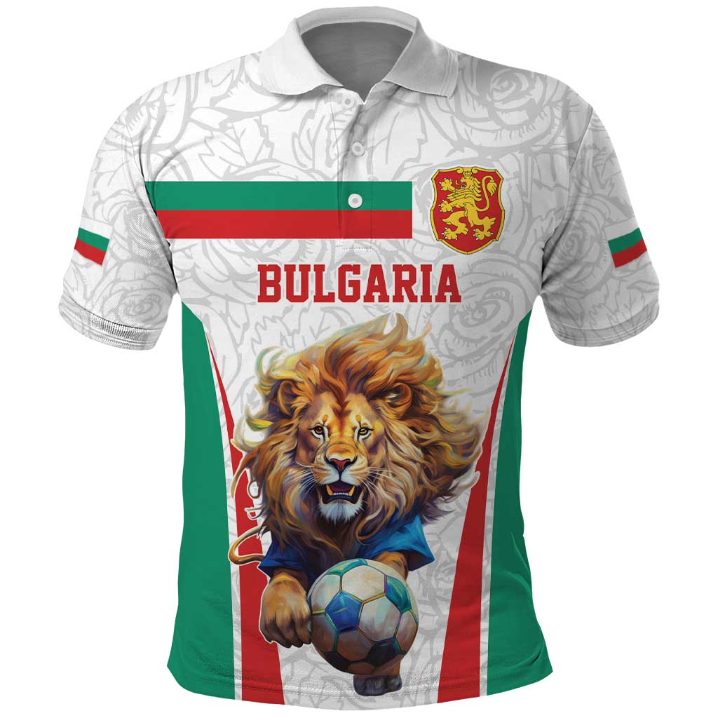 Custom Bulgaria Football We are Champions Polo Shirt Sporty Style with Lion Mascot