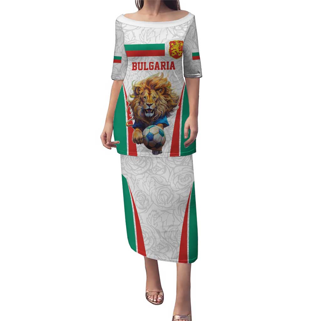 Custom Bulgaria Football We are Champions Puletasi Sporty Style with Lion Mascot