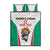 Custom Bulgaria Football We are Champions Quilt Bed Set Sporty Style with Lion Mascot