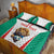Custom Bulgaria Football We are Champions Quilt Bed Set Sporty Style with Lion Mascot