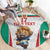 Custom Bulgaria Football We are Champions Round Carpet Sporty Style with Lion Mascot